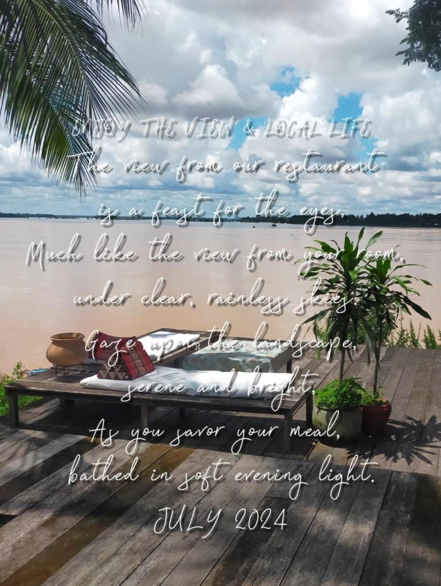 Pomelo Restaurant And Guesthouse - Fishermen & Tammarine Cottages Riverfront - Experience Nature, Culture And Adventure & Tailor-Made Tour Ban Khon Dış mekan fotoğraf